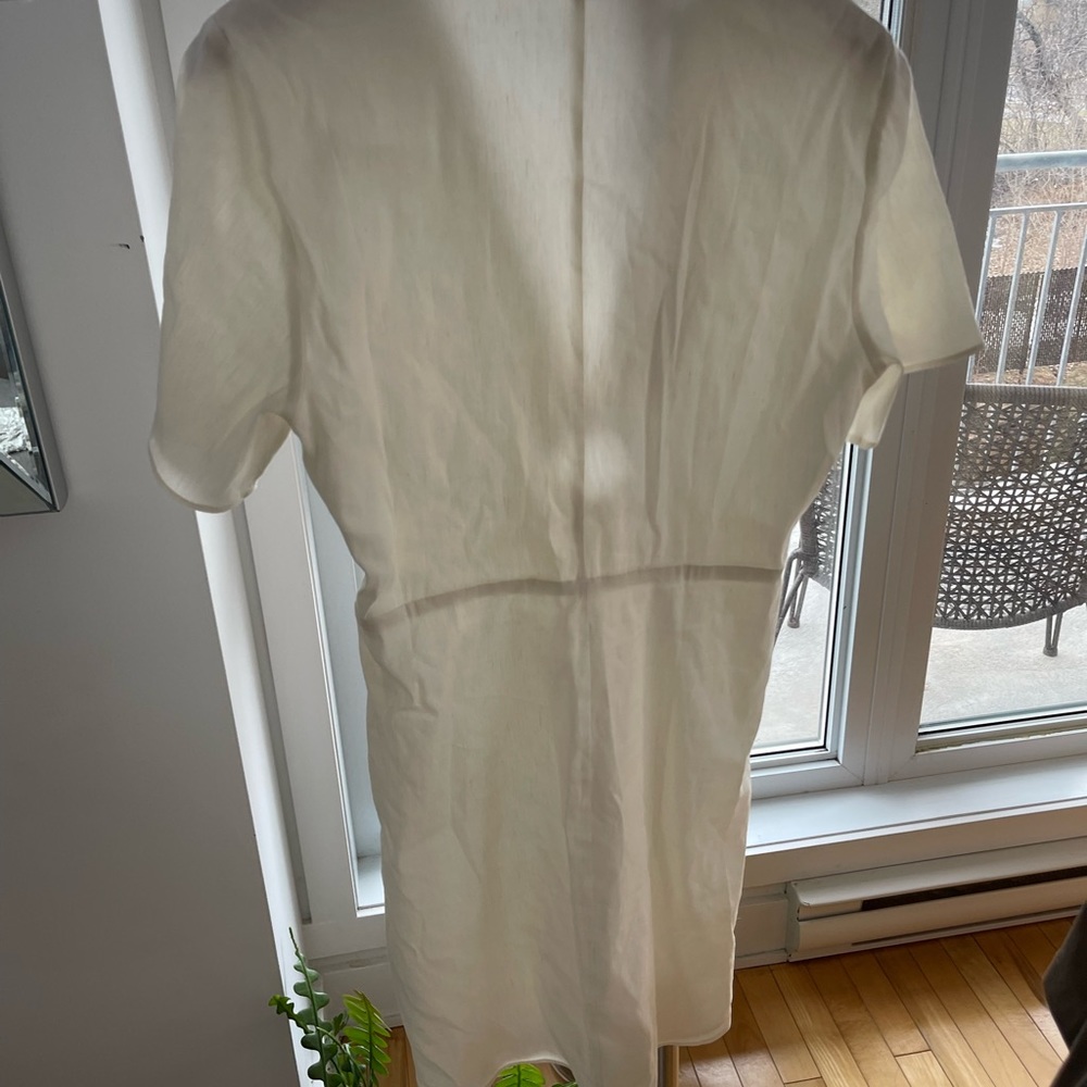 SHORT DRESS WITH METAL RING DETAIL - Picture 7 of 11
